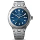 Louis Revial men's watch 1099, silver, blue dial