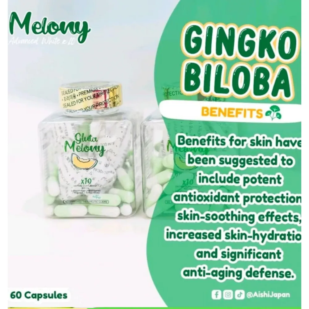 BEAUTY AMBITION Gluta Melony Advance White, Look younger Anti-Aging Eyes Care Youthful x10-60 Capsules
