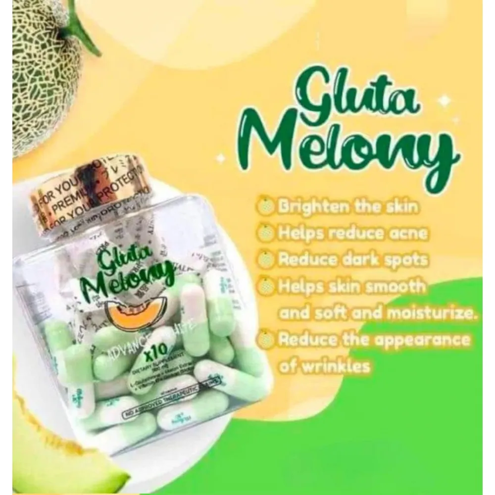 BEAUTY AMBITION Gluta Melony Advance White, Look younger Anti-Aging Eyes Care Youthful x10-60 Capsules