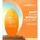 Honest Glow Tinted Papaya Sunscreen SPF 50 PA+++ - 50g