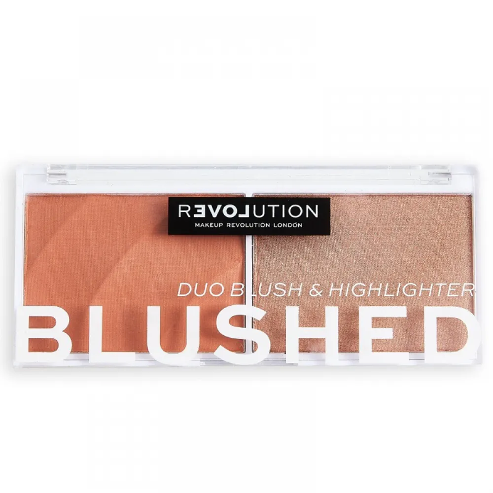 Revolution - Color Play Blush Queen Blush and Highlighter, 2.9 grams