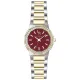 Louis Revial 23018 Women's Watch, Two-Tone Gold with Red Dial