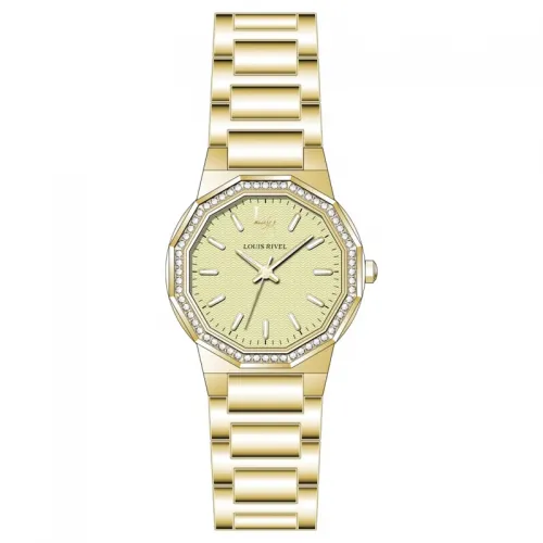 Louis Revial 23018 Women's Gold Watch with Gold Dial