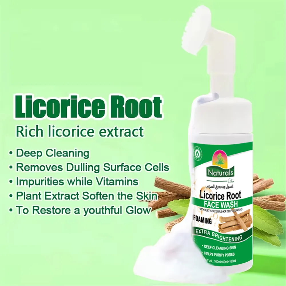 Naturals Licorice Root Face Wash Foaming 160 ml