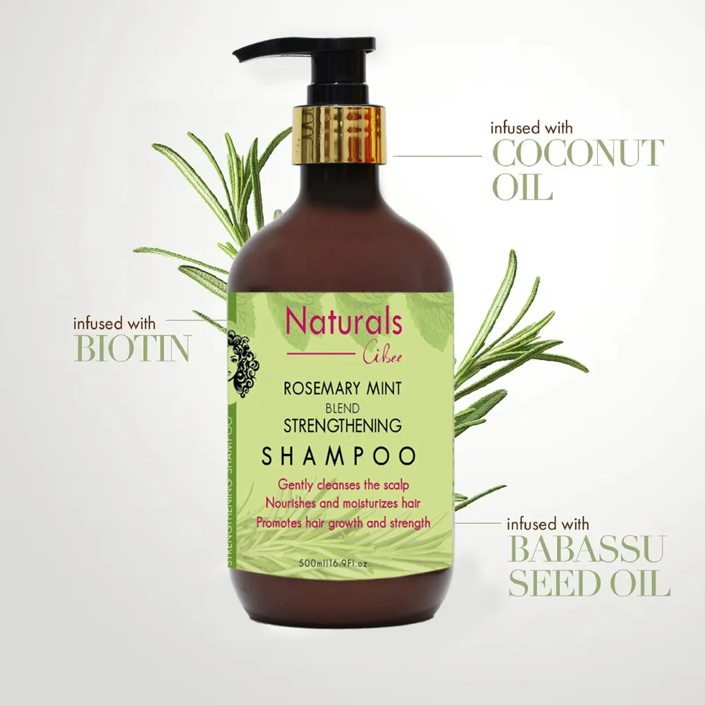 Naturals Rosemary Mint Blend STrengthening shampoo 500 mil