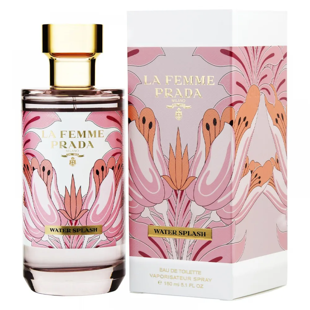 Prada La Femme Water Splash Eau de Parfum for Women, 150ml