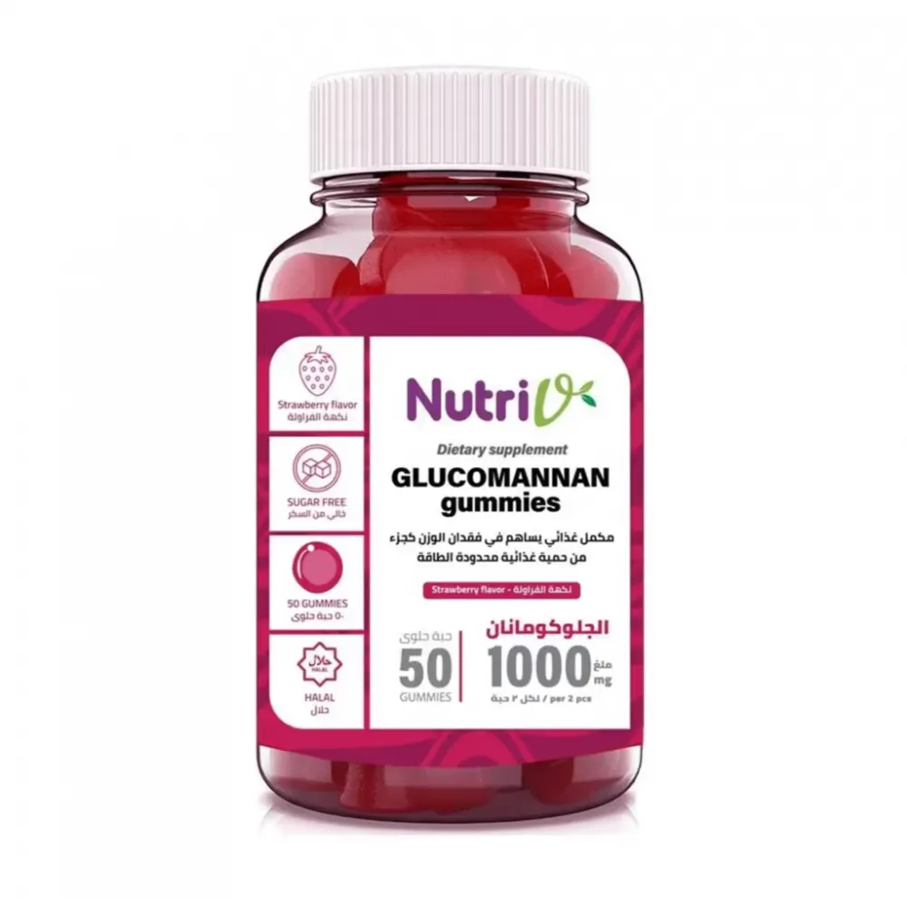 Dietary supplement Glucomannan chewable tablets, 60 tablets for weight loss