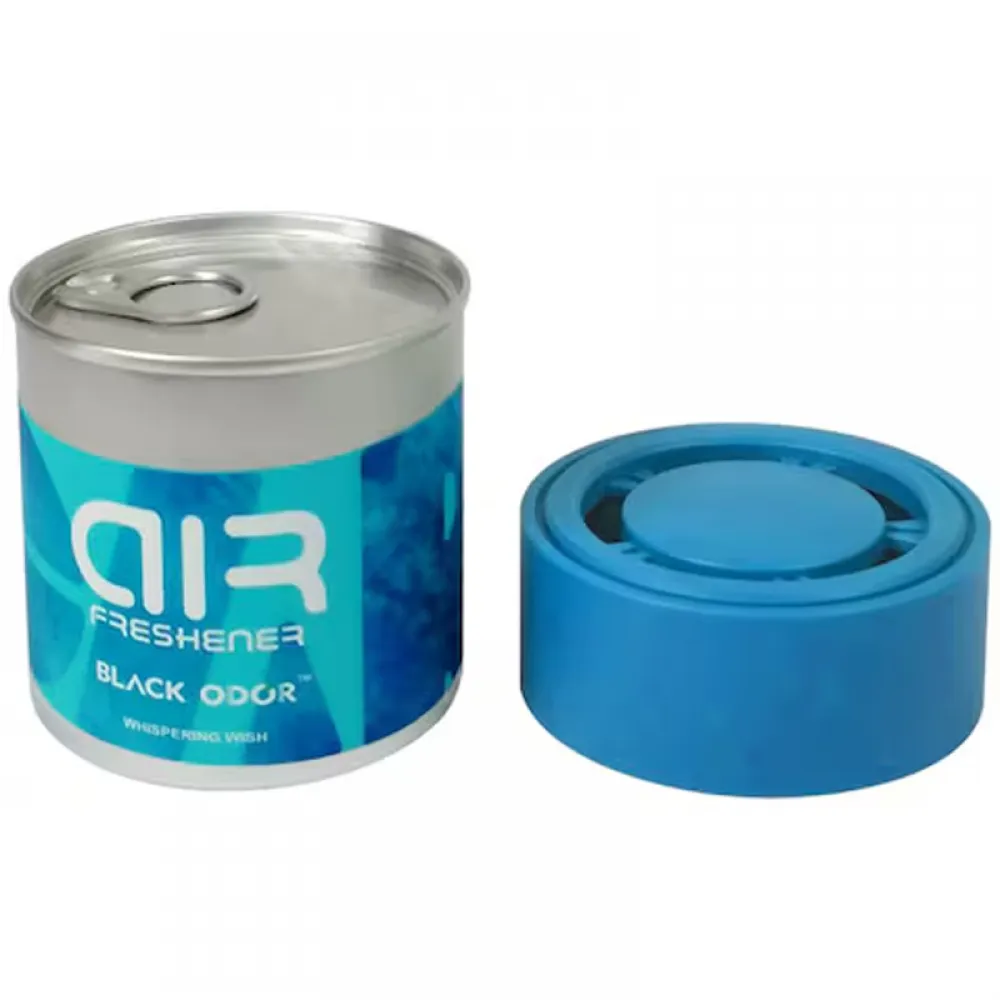 Whispering Wish Black Odor Car Air Freshener - Long-Lasting Scent for Car and Home, 80g