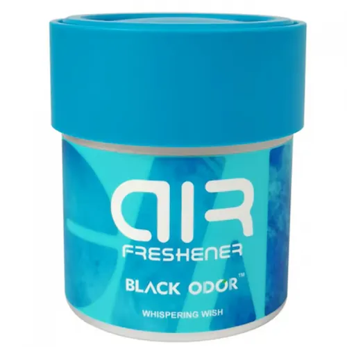 Whispering Wish Black Odor Car Air Freshener - Long-Lasting Scent for Car and Home, 80g