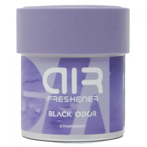 Whispering Wish Black Odor Car Air Freshener Strawberry - Long-Lasting Scent for Car and Home, 80g