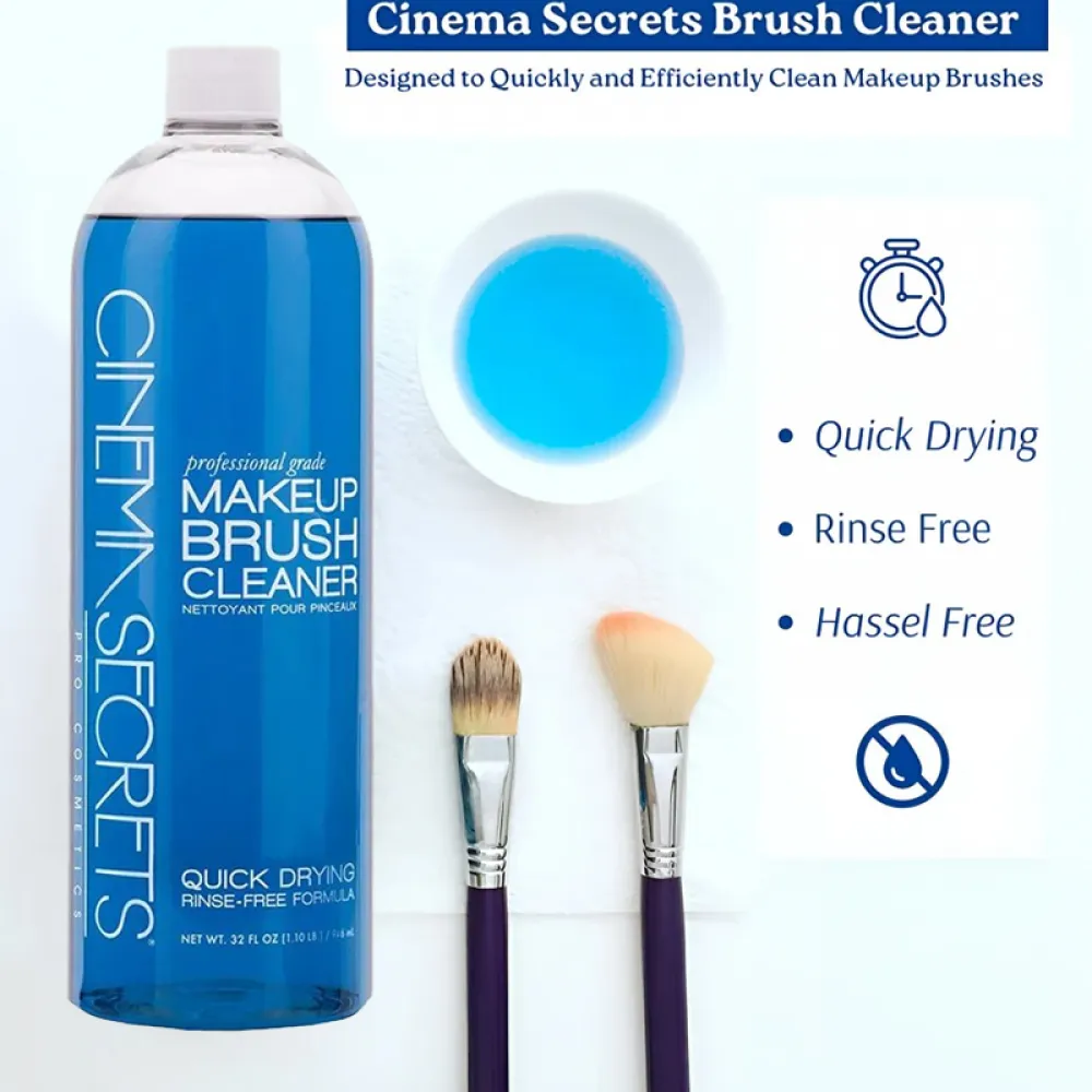 Cinema Secrets Antimicrobial Disinfectant Makeup Brush Cleaner - 946 ML