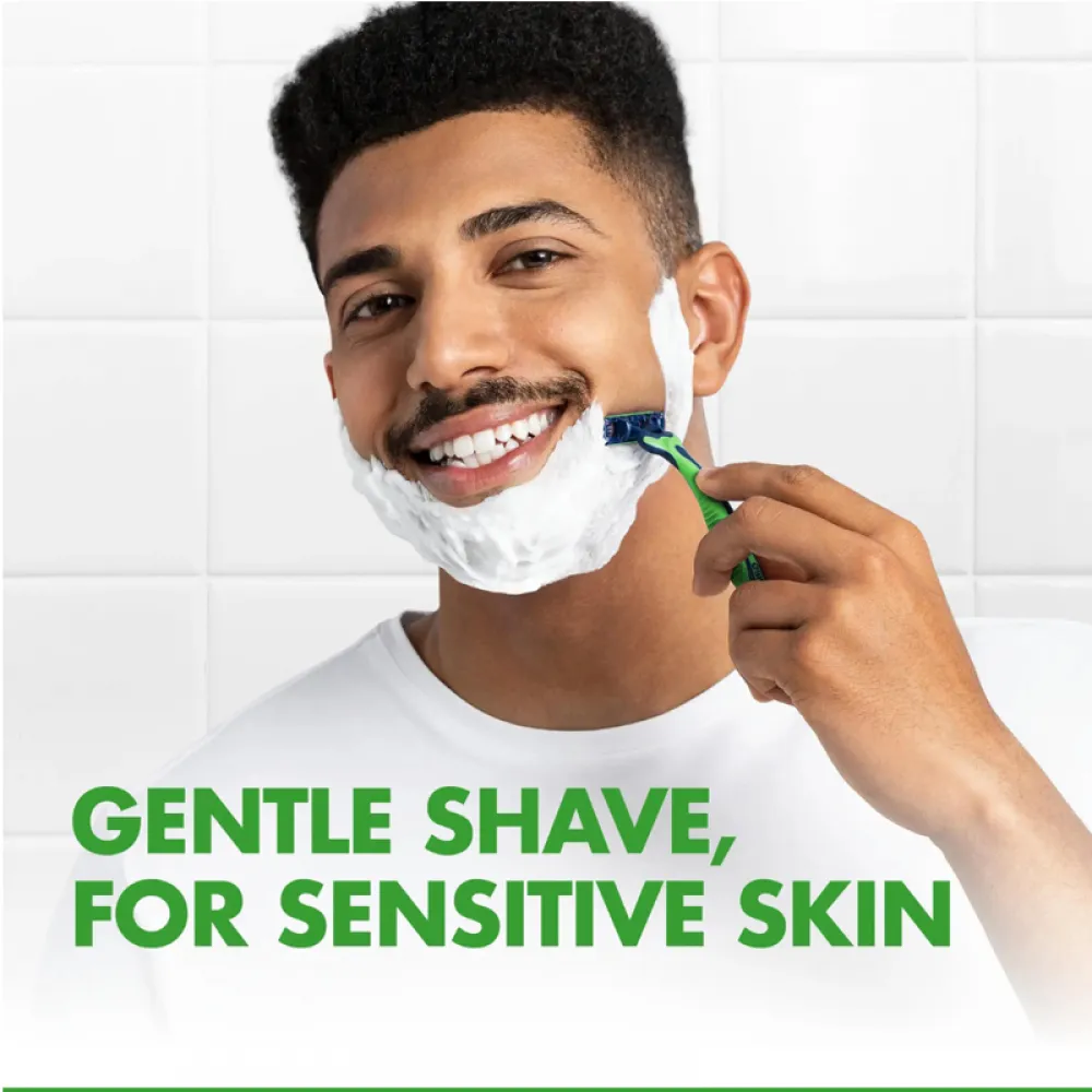 Gillette - Blue 3 Plus Gentle Razor for Sensitive Skin 3 Pieces