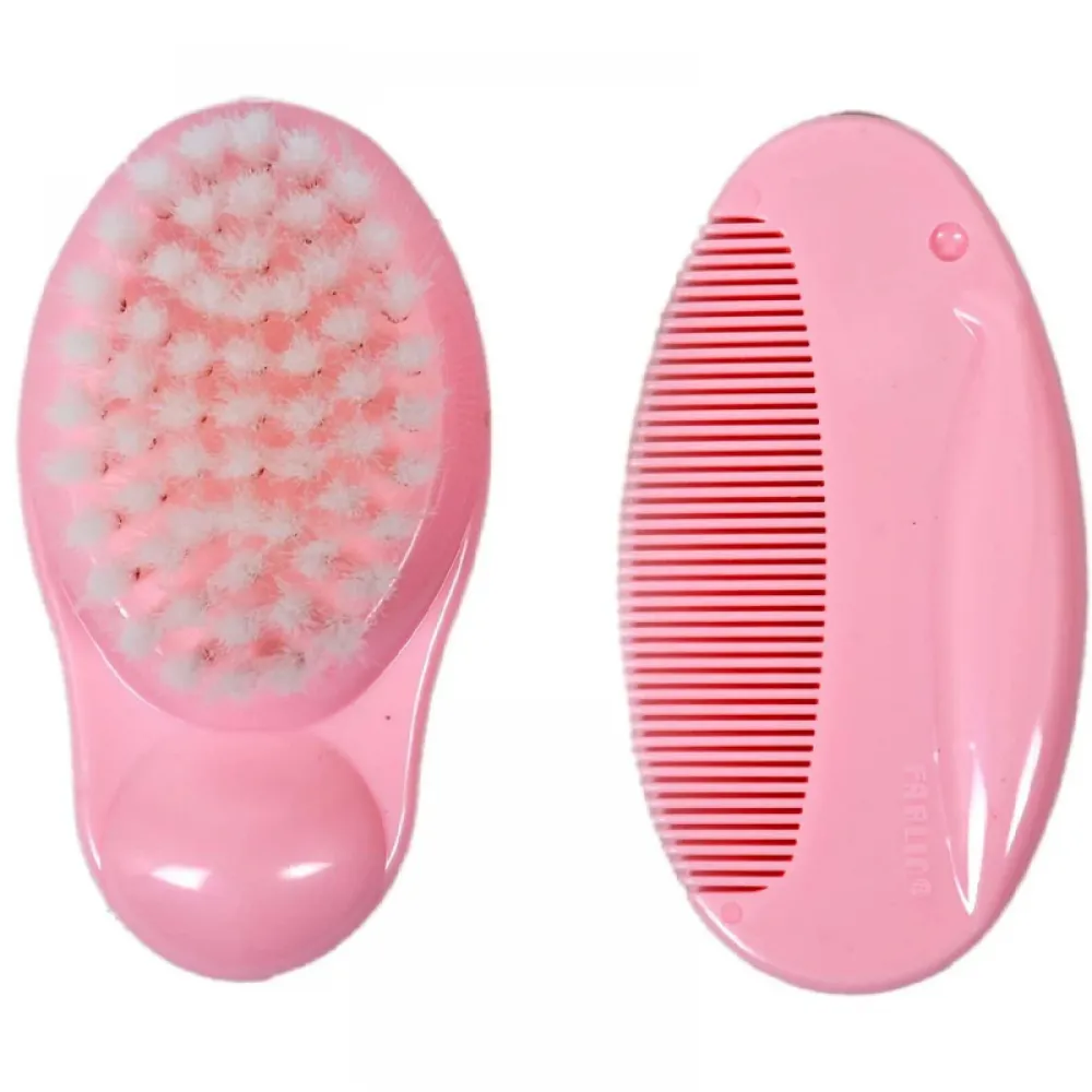Farlin Comb & Brush Set Pink_BF-150A P