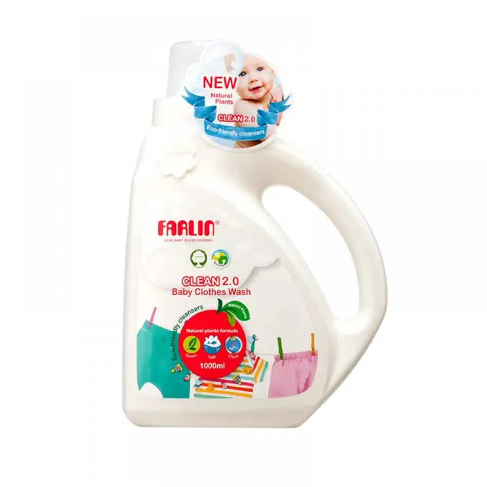 Farlin Baby Laundry Detergent 1000ml + 800ml Refill
