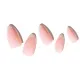 Loca Acrylic Nails A5-Almond Shape Pink French