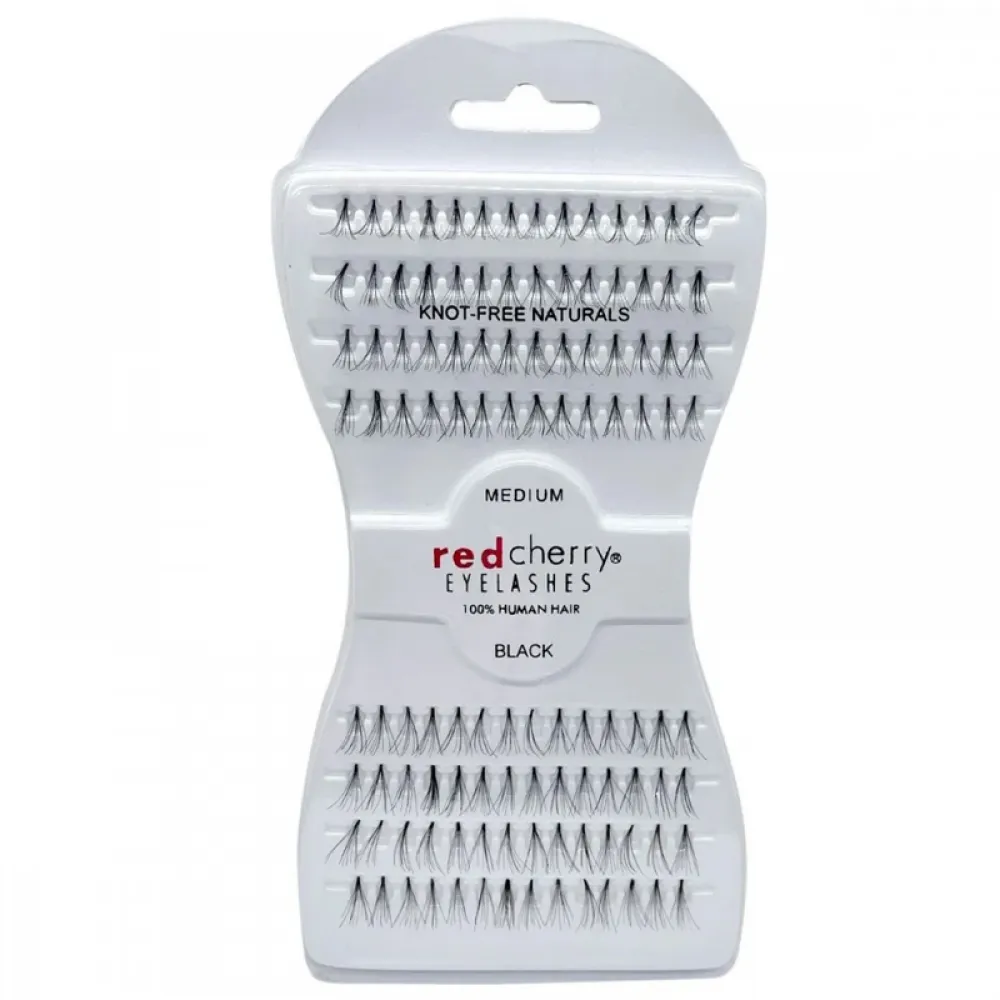 Red Cherry Eyelashes Set, Medium