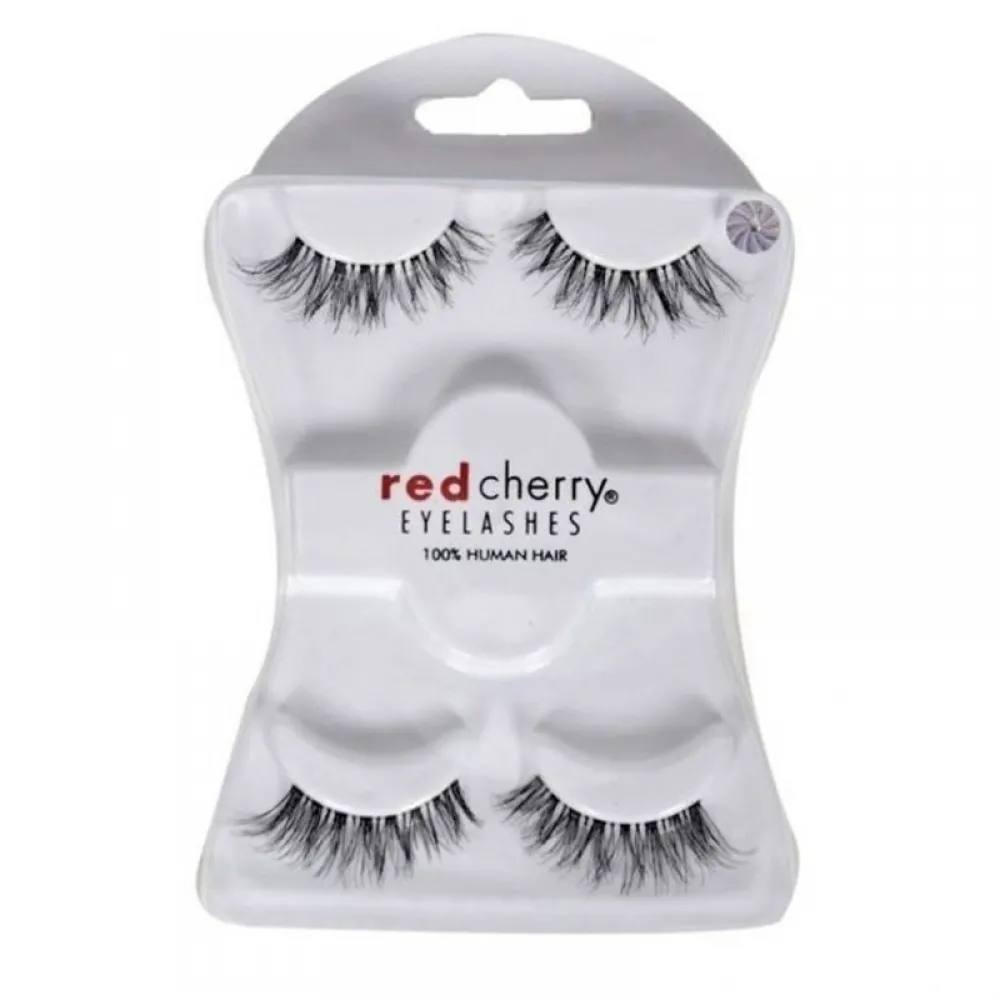 Red Cherry False Eyelashes - Two Pairs, Style #DW