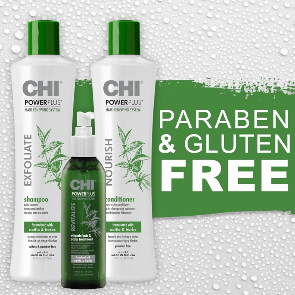 CHI Shampoo Conditioner & Serum Powerplus Trio Kit