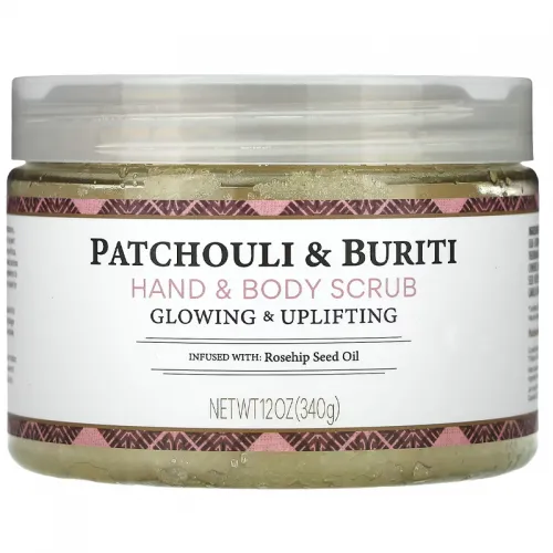 Nubian Heritage, Hand & Body Scrub, Patchouli & Buriti, 12 oz (340 g)