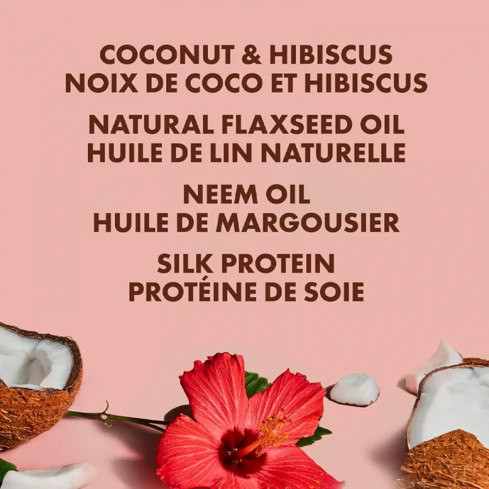 SheaMoisture Defining Styling Gel For Thick, Curly Hair Coconut and Hibiscus Paraben-Free Frizz Control Styling Gel 15 oz