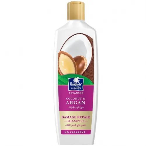 Shampoo to treat damaged hair with coconut and argan 340 ml - Parachute
