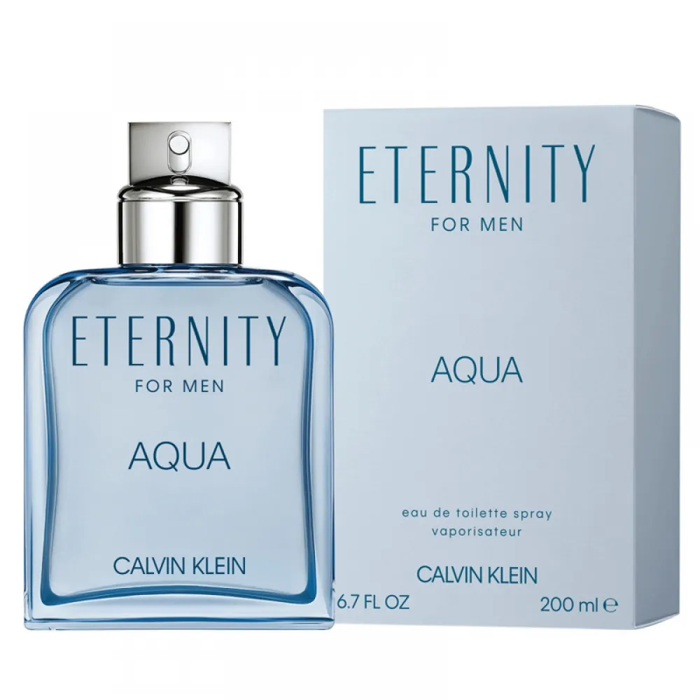 Eternity Aqua perfume by Calvin Klein for men - Eau de Toilette - 200ml