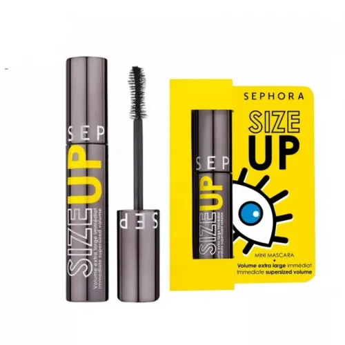 ماسكارا سيفورا  سايز اب لتكثيف الرموش من سيفورا , اسود ميني - 5ml