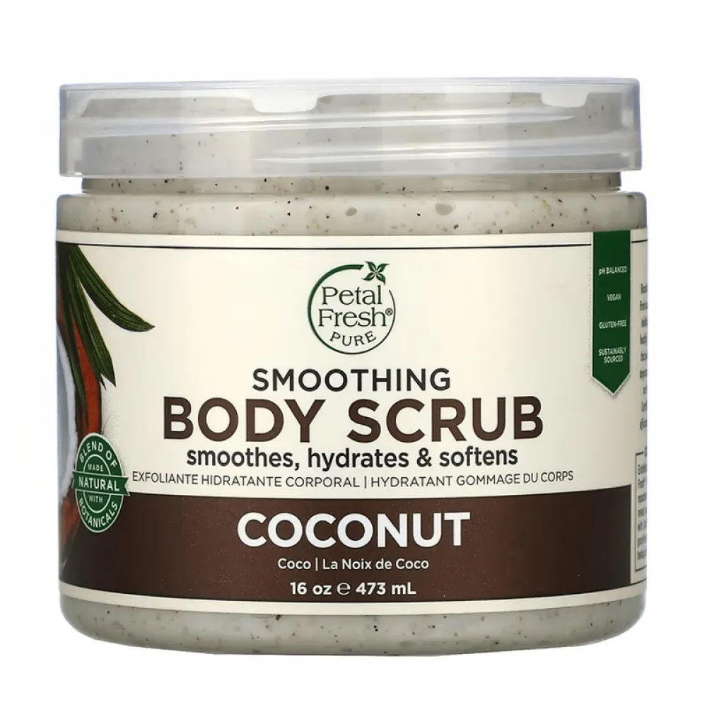 Petal Fresh Smoothing Body Scrub with Coconut - 473ml
