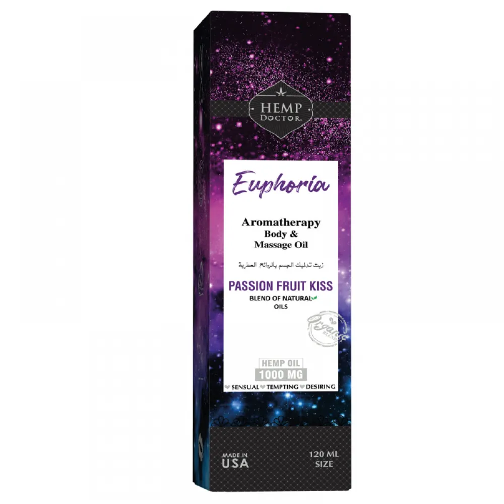 Hemp Doctor Euphoria Massage Oil Passion Kiss 120 Ml