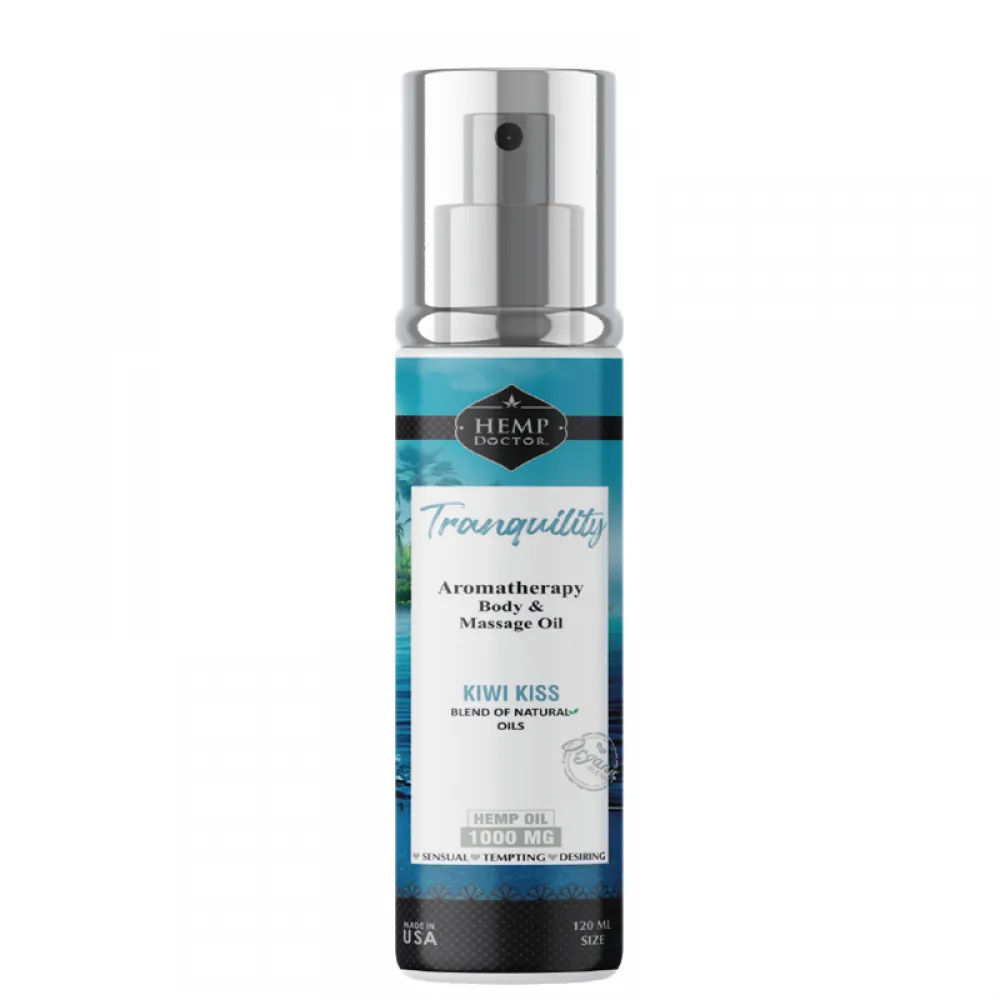 Hemp Doctor Tranquility Massage Oil Kiwi Kiss 120 Ml
