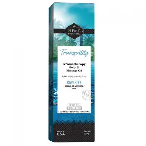 Hemp Doctor Tranquility Massage Oil Kiwi Kiss 120 Ml