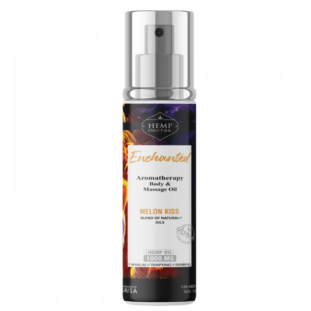 Hemp Doctor Enchanted Massage Oil Melon Kiss 120 Ml