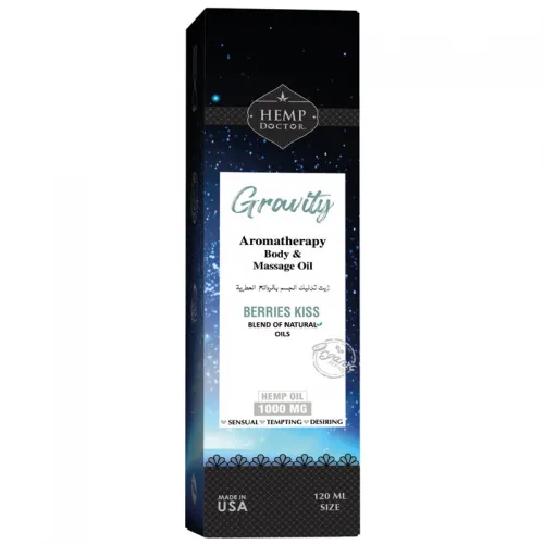 Hemp Doctor Gravity Massage Oil Berries Kiss 120 Ml