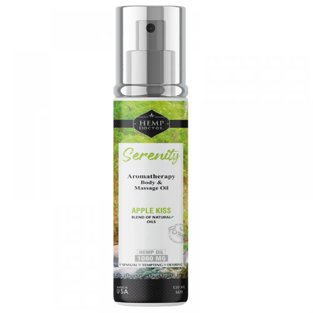 Hemp Doctor Serenity Massage Oil Apple Kiss 120 Ml