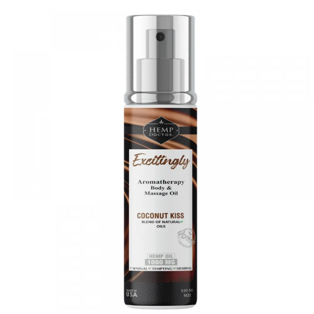 Hemp Doctor Excitingly Massage Oil Coconut Kiss 120 Ml