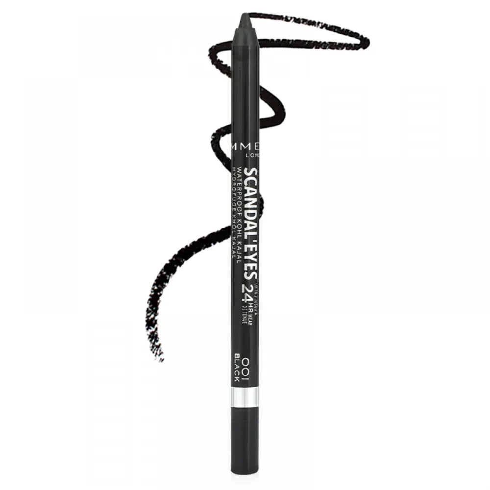 Rimmel London Scandal'Eyes Exaggerate Liquid Eyeliner + Scandal'Eyes 24HR Waterproof Kohl Kajal Value Pack