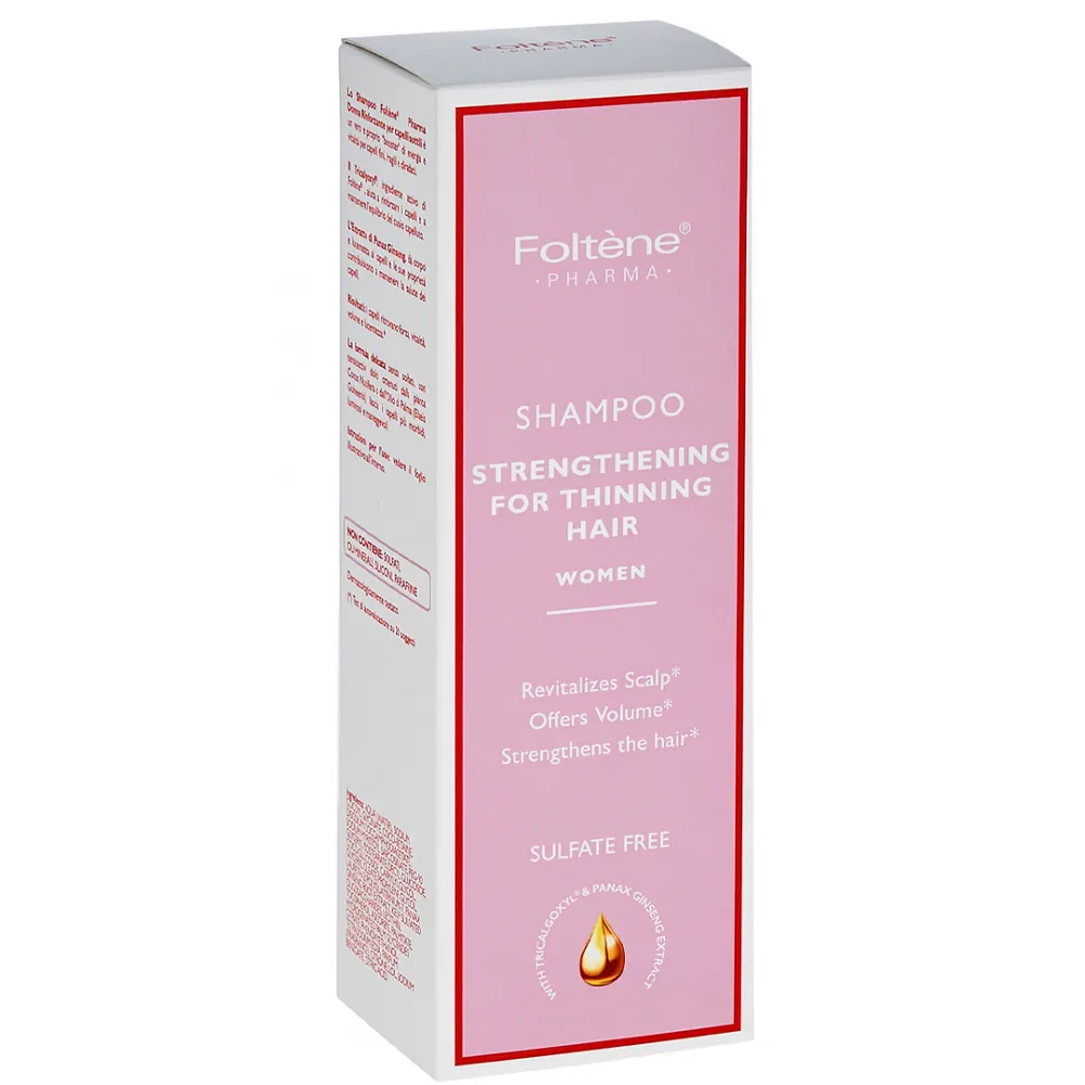 Foltene Pharma Shampoo Strengthening For Thinning Hair Women 200 ml