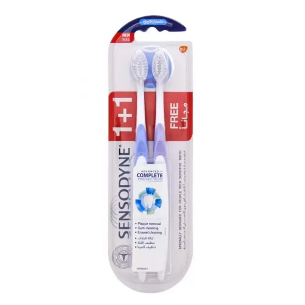 Sensodyne Soft Toothbrush - 2 Pieces, Blue-Purple