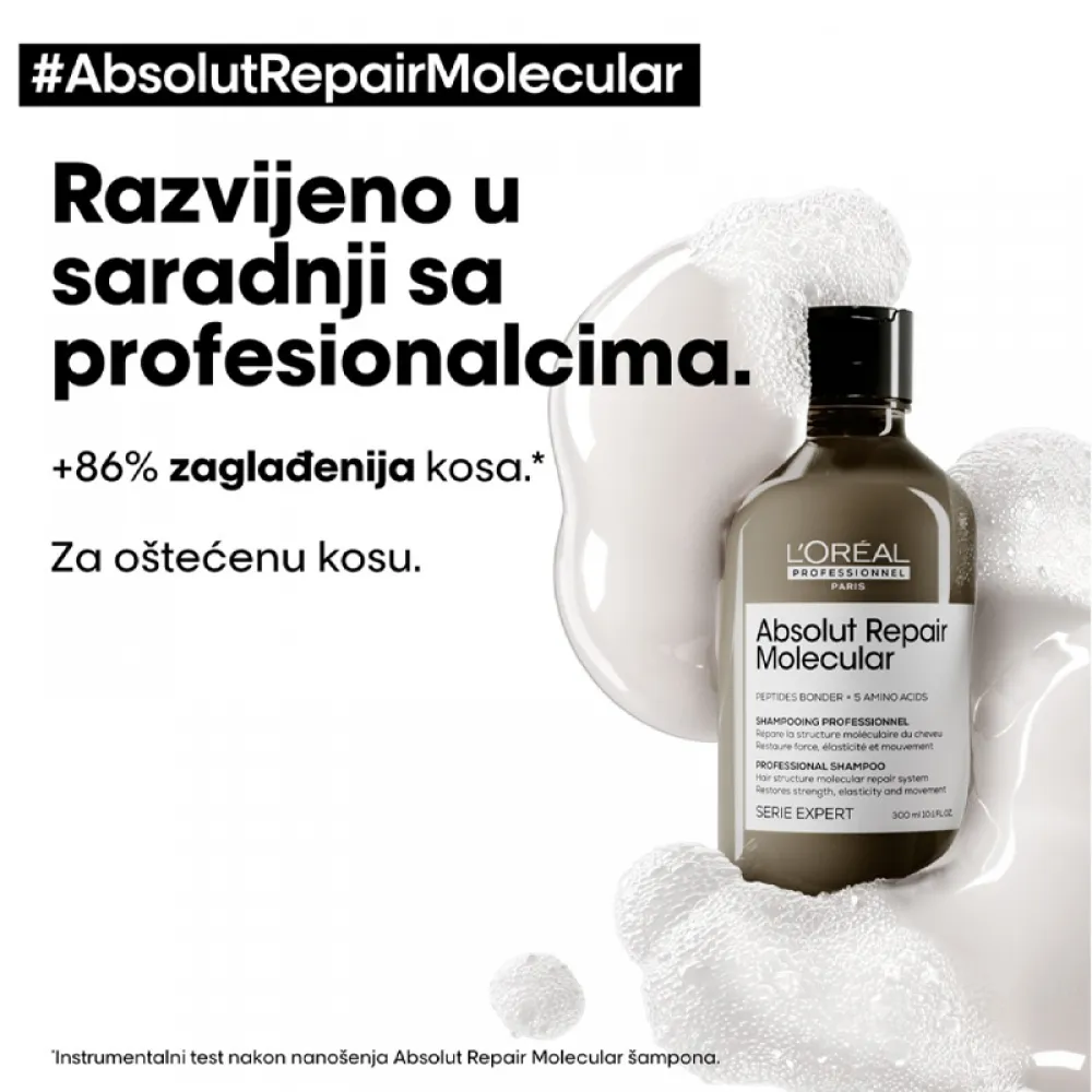 Loreal Professionnel Shampoo Absolut Repair Molecular 300ml