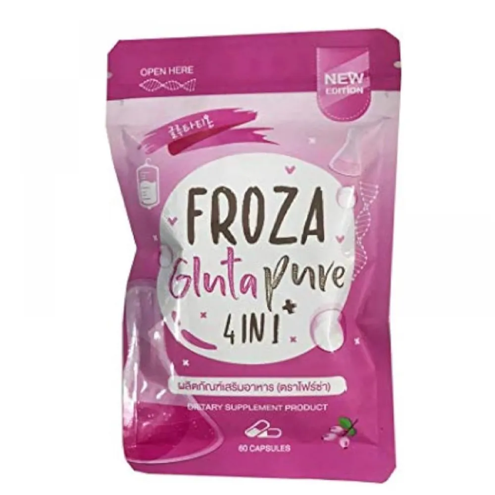 Gluta Pure 4-in-1 Capsules - 60 Capsules by Froza Frozen Charcoal