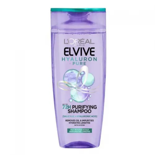 L'Oreal Paris Elvive Hyaluron Pure Purifying Scalp Shampoo, 400 ml