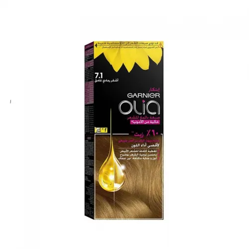 Garnier Olia Ammonia-Free Hair Color - Dark Ash Blonde 7.1