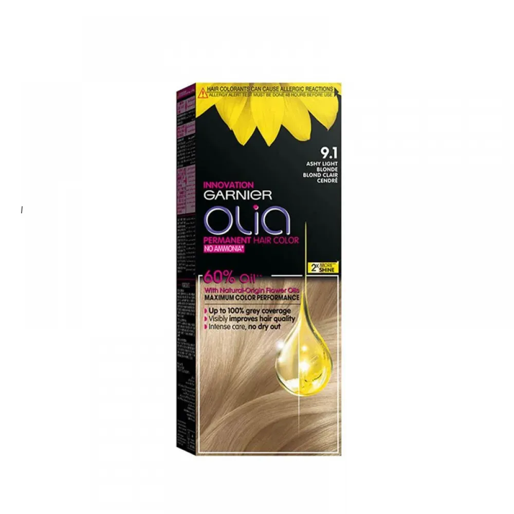 Garnier Olia Ammonia-Free Hair Color - Light Ash Blonde 9.1