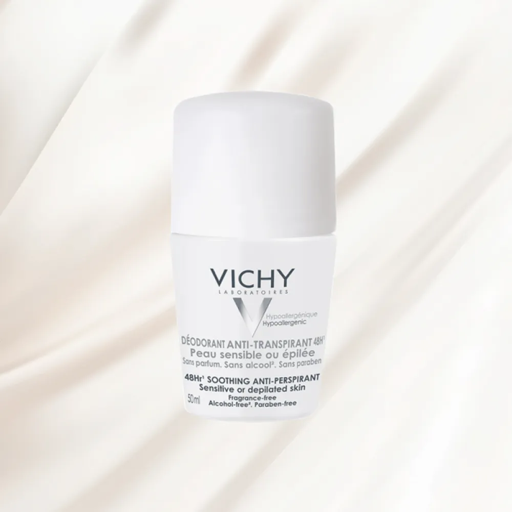 Vichy 48H Intensive Anti-Perspirant Roll-On for Sensitive Skin - 50ml