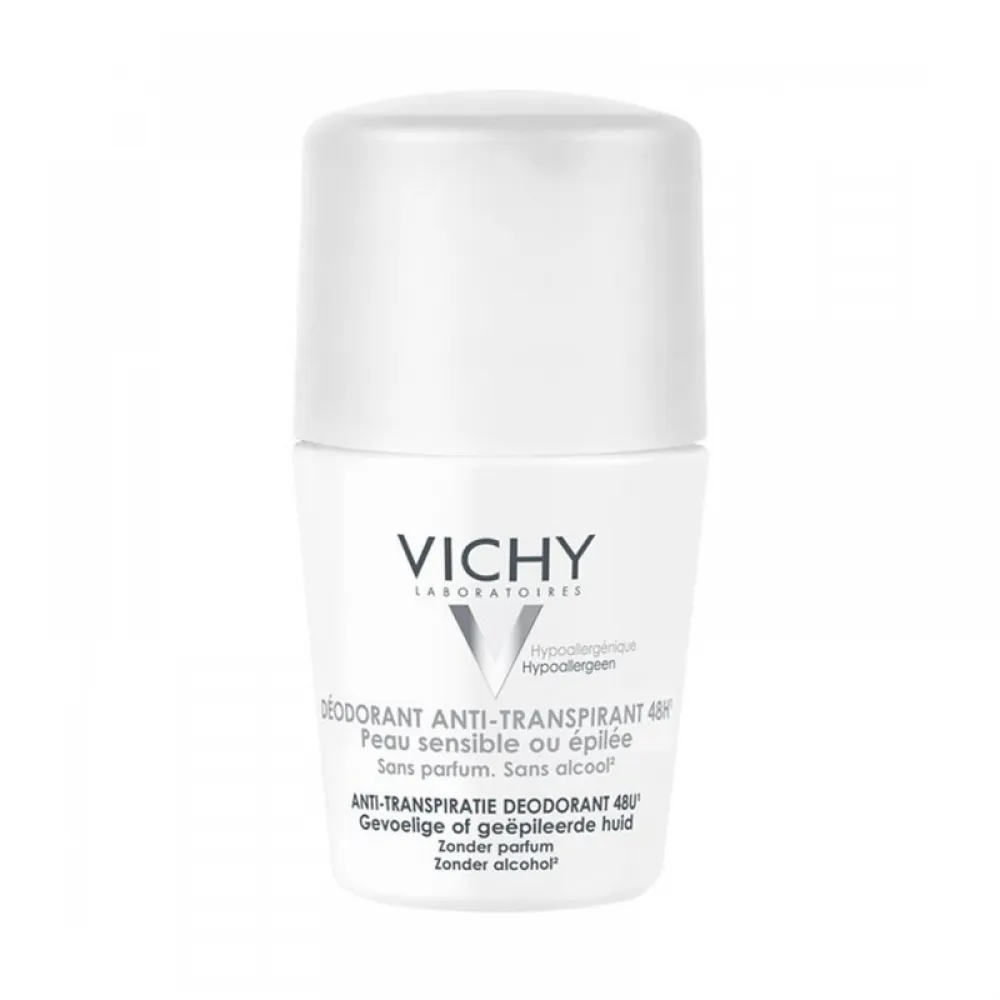 Vichy 48H Intensive Anti-Perspirant Roll-On for Sensitive Skin - 50ml