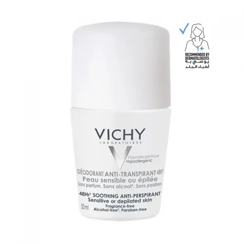 Vichy 48H Intensive Anti-Perspirant Roll-On for Sensitive Skin - 50ml