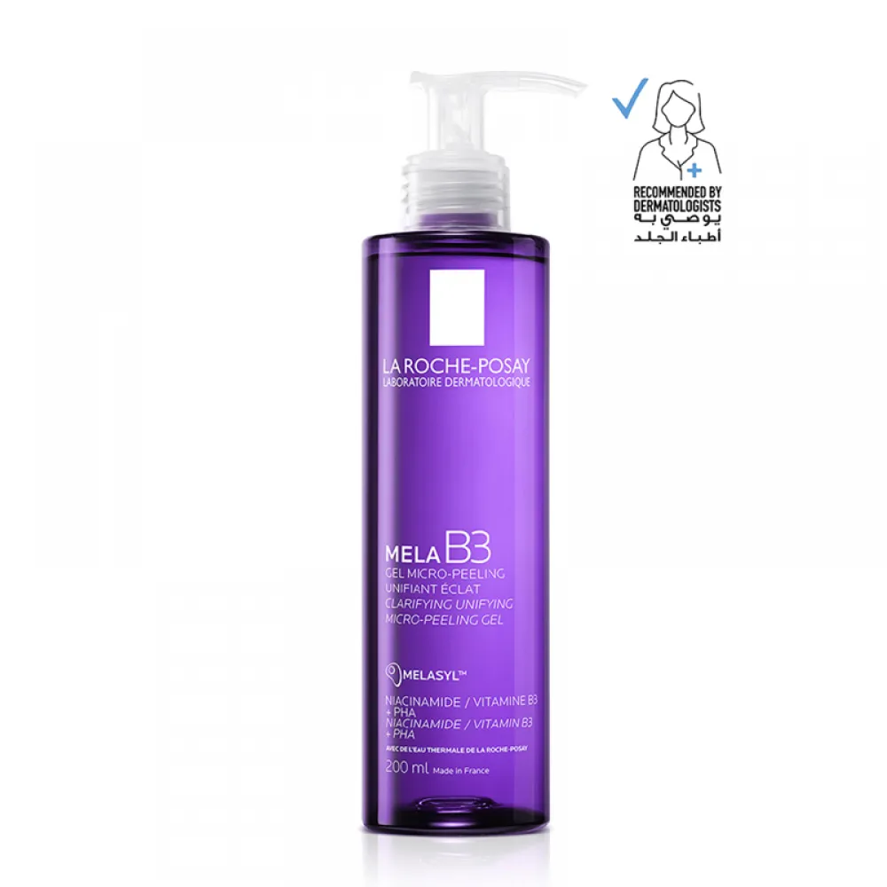 Mela B3 Cleansing Gel for Exfoliation & Skin Tone Correction by La Roche-Posay - 200ml