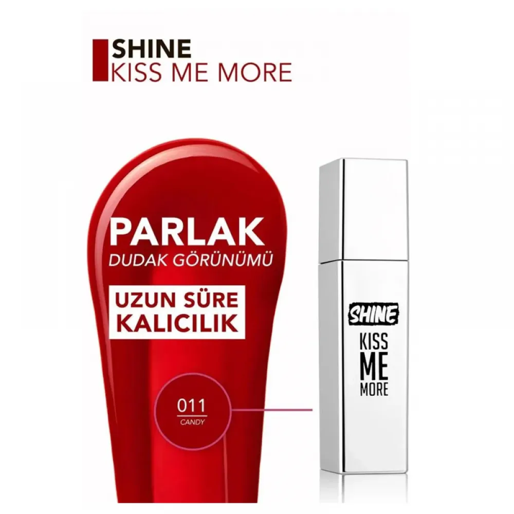 Flormar Shine Kiss Me More Liquid Lipstick, 011 Candy