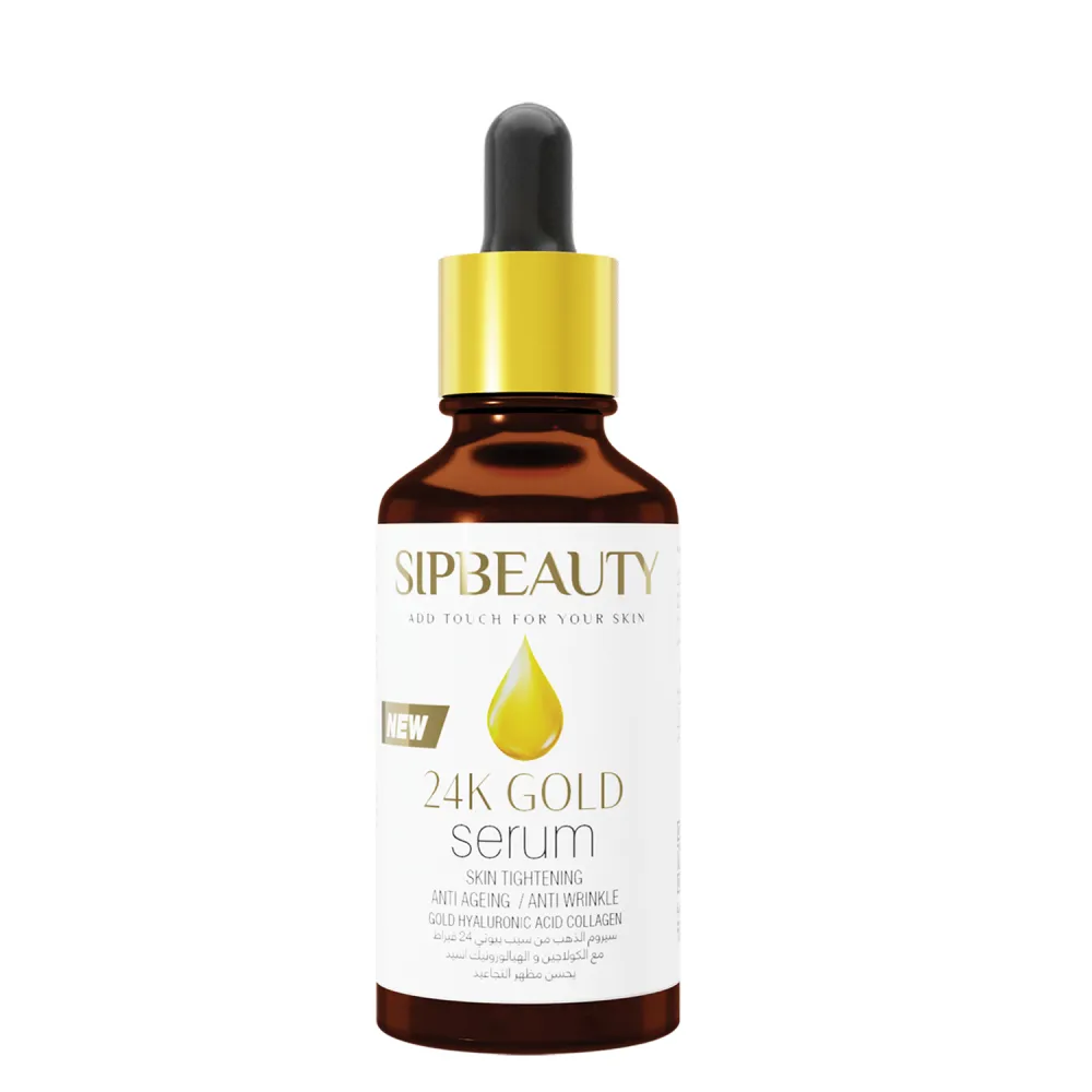 SIP Beauty 24K Gold Serum Improves the Appearance of Wrinkles