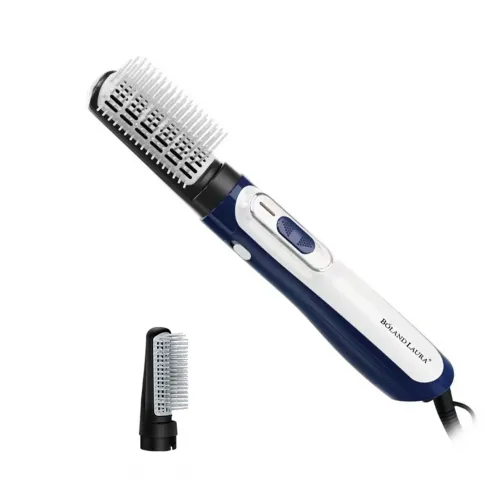 Poland Lorat Hair Dryer Brush - Gray and Blue, One Brush